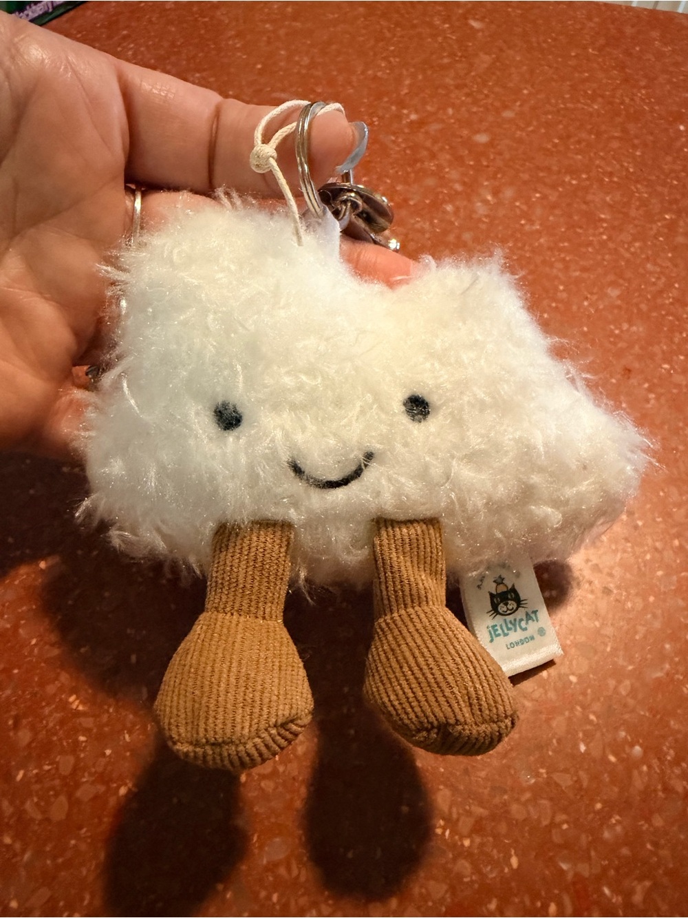 Jellycat NWT Cloud Bag Charm